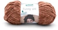 Gr&uuml;ndl Funny Chenille Wolle uni einfarbig zum Stricken H&auml;keln, Chenillegarn