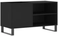 vidaXL Lowboard Plattenschrank Schwarz 85x38x48 cm Holzwerkstoff (1 St)