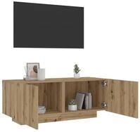 vidaXL Regal, TV-Regal Artisan-Eiche 100x35x40 cm Holzwerkstoff