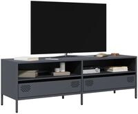 vidaXL Schrankmodule TV-Schrank Anthrazit 135x39x43,5 cm Kaltgewalzter Stahl