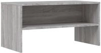 vidaXL TV-Schrank TV-Board Grau Sonoma 80x40x40 cm Holzwerkstoff