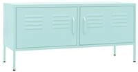 vidaXL TV-Schrank TV-Schrank Minzgr&uuml;n 105x35x50 cm Stahl (1-St)