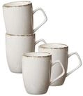 Ritzenhoff & Breker Becher Casa Henkelbecher 380 ml 4er Set, 4-tlg., Porzellan