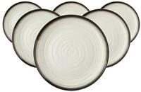Seltmann Weiden Fr&uuml;hst&uuml;cksteller Terra Fr&uuml;hst&uuml;cksteller &oslash; 22,5 cm 6er Set,...