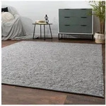 Steffensmeier Wollteppich Benin mit Fusselstopp, Rechteckig, Handwebteppich, Handweb