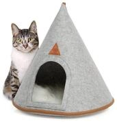 Canadian Cat Company Katzenzelt Katzenbett Cone - Katzen Tipi aus Filz, inkl.
