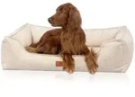 Knuffelwuff Tierbett Hundebett aus Cord Nunavut, Orthop&auml;disch beige 85 cm x 120 cm