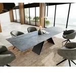DELIFE Esstisch Edge, Keramik Laminam&reg;Nero Greco Anthrazit 200-300x100...