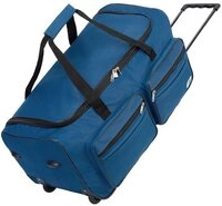 monzana Reisetasche (1-tlg), mit Rollen 85L Trolley Teleskopgriff Marineblau Gro&szlig; XL