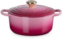LE CREUSET Br&auml;ter Br&auml;ter Signature rund berry 24cm, Emailliertes Gusseisen