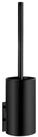 Smedbo WC-Garnitur BB1035 CUBE, Schwarz, Edelstahl, H 37 cm, (1-tlg), H 37 cm,