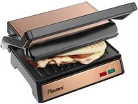 bestron Kontaktgrill APM124, 1000 W, 180&deg; aufklappbar mit Fettauffangschale