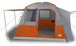 vidaXL Buszelt Autozelt 4 Personen Grau und Orange Wasserfest, (1 tlg) grau