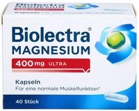 HERMES Arzneimittel BIOLECTRA Magnesium 400 mg ultra Kapseln Kapseln, 40 St.