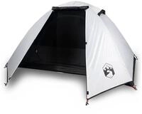 vidaXL Kuppelzelt Kuppel-Campingzelt 2 Personen Wei&szlig; Dunkel Wasserdicht, Personen: 2