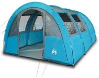 vidaXL Tunnelzelt Tunnelzelt 4 Personen Blau Wasserdicht, (1 tlg)
