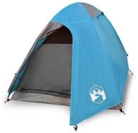 vidaXL Kuppelzelt Kuppel-Campingzelt 2 Personen Blau Wasserdicht, (1 tlg)