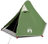 vidaXL Kuppelzelt Kuppel-Campingzelt 2 Personen Gr&uuml;n Wasserdicht, Personen: 2 (1