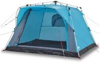 vidaXL Kuppelzelt Campingzelt 4 Personen Blau Quick Release, (1 tlg) blau