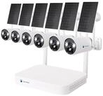 LUVISION &Uuml;berwachungskamera (Au&szlig;en- und Innenbereich, 6-tlg., WLAN Solar Akku