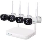 LUVISION &Uuml;berwachungskamera (Au&szlig;en- und Innenbereich, 4-tlg., WLAN Funk