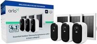 ARLO Smart Home Kamera 2 2K Outdoor Camera 3pack W/3 Solar Panel (Au&szlig;enbereich)