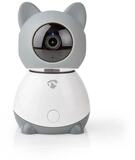 Nedis &Uuml;berwachungskamera WIFICI30CGY (1-tlg., Full HD, Nachtsicht, Temperatursensor,