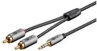 Goobay goobay Plus Audio Adapterkabel AUX 3,5mm Klinke > Audio-Kabel