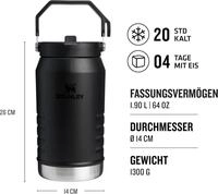 STANLEY Trinkflasche Stanley 1913 IceFlow Flip Straw Jug 1.9L Black