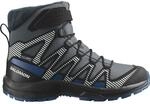 Outdoorschuh SALOMON "XA PRO V8 WINTER WP J", Damen, Gr. 34, schwarz (turbulence,