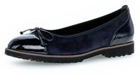 Ballerina GABOR, Damen, Gr. 35, blau (nachtblau), Lacklederimitat,
