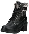 Mustang Shoes Mustang Shoes Stiefelette Lederimitat/Textil High-Heel-Stiefelette