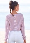 Elbsand Longsleeve Tira mit Logodruck hinten, Langarmshirt, sportlich-casual