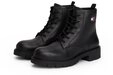 Tommy Jeans TJW LACE UP LEATHER BOOT Schn&uuml;rboots, Blockabsatz, Schn&uuml;rstiefelette