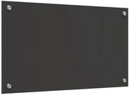 vidaXL K&uuml;chenr&uuml;ckwand K&uuml;chenr&uuml;ckwand Dunkelgrau 70 x 40 cm Geh&auml;rtetes Glas,