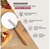 FACKELMANN Pizzaschneider XXL - robust, Teigschneider, Kuchenmesser