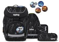 ergobag Schulranzen cubo Set (5-tlg., 5-teiliges Set), gr&ouml;&szlig;enverstellbares