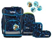 ergobag Schulranzen Cubo Light (inkl. Schlamperrolle, Sportbeutel, Etui und Kletties,