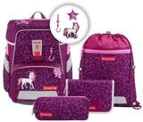 Step by Step Schulranzen Schulranzen-Set SPACE Pretty Unicorn Nuala, 5-teilig