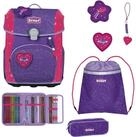 Scout Schulranzen Neo Exklusiv Superflash Extreme - Schulranzen Set 4tlg. (Heartbeat)