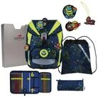 DerDieDas&reg; Schulrucksack DerDieDas ErgoFlex Light Neon Crazy Schulranzenset...