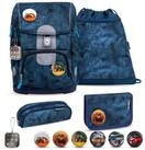 Belmil Schulranzen Belmil Motion ergonomisches Schulranzenset 5tlg. - Blue...