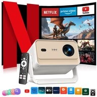 XGODY N6 Pro Beamer 4K Mit Netflix Zertifizierung(Autofokus) UHD-Beamer (700 lm, 3840