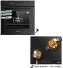 KB Elements Induktions Herd-Set Kratzfestes Induktion 60 cm mit Einbaubackofen 60 cm,