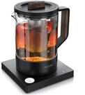 Arendo Wasserkocher Glas, Edelstahl Teesieb, Temperatureinstellung...