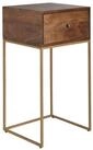 Wohnling Nachttisch WL6.478 Boxspringbett Massivholz 40x75,5x35cm Nachtkommode