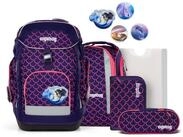 ergobag Schulranzen Schulranzen-Set MAXI PerlentauchB&auml;r 6-teilig, 25/26 (6-teilig),
