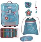 Scout Schulranzen Neo Exklusiv Safety Light - Schulranzen Set 5 tlg. (Aloha)