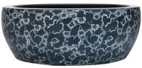 vidaXL Aufsatzwaschbecken vidaXL Aufsatzwaschbecken Schwarz und Blau Rund...