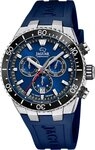 JAGUAR Chronograph Jaguar Herrenuhr Silikon blau Jaguar, (Chronograph), Herren